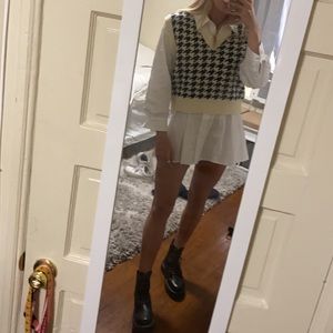 Collared shirt dress